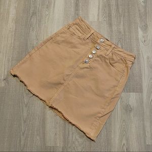Just Black Khaki Denim Skirt Size XS